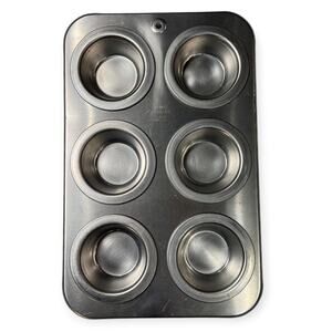 Vintage REMA Air Bake Muffin Pan 6 Cupcake Aluminum MIRRO GIFT CHRISTMAS PRESENT